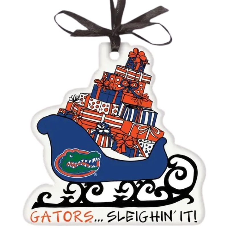 Gators Sleighin It Ornament